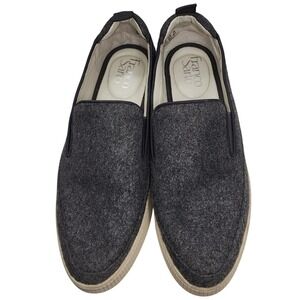 Franco Sarto Gray Fabric Homer 4 Slip-on Low-top Platform Sneakers Women's 9.5